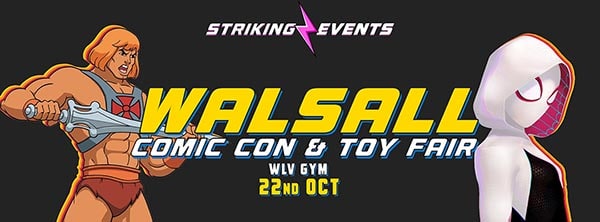 Walsall Comic Con and Toy Fair Oct 2023