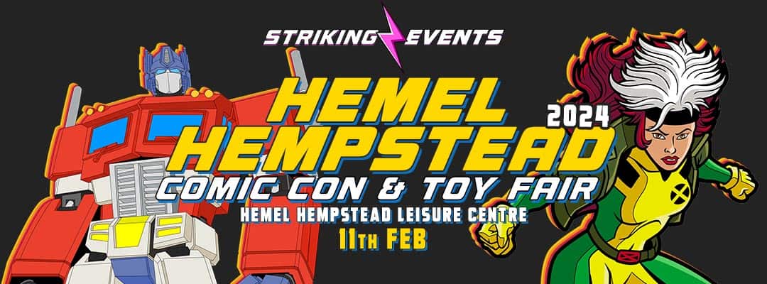 HEMEL-WEB-February2024 Hemel Hempstead Comic Con & Toy Fair 2024