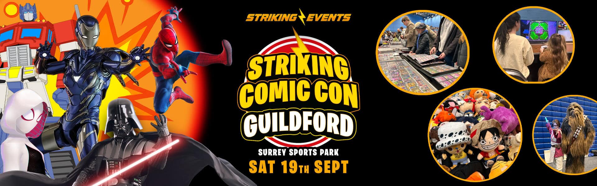 Striking Comic Con Guildford Sept 2026